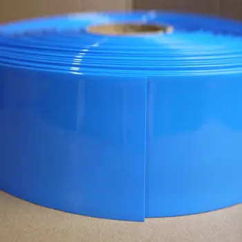Latime 350mm PVC Căldură Psihiatru Tub Dia 220mm Baterie de Litiu de Izolat, Folie de Film de Protecție Caz Pack Cablu Manșon Negru Albastru