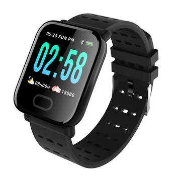 A6 Inteligent Ceas cu Heart Rate Monitor de Fitness Tracker Tensiunii Arteriale Bratara Smartwatch rezistent la apa Pentru Android IOS PK Q8 V6 S9