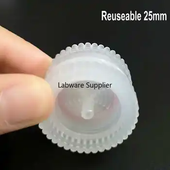 20buc/lot Reuseable Seringă de Plastic Suport de Filtru de Membrană cu Diametrul de 25mm