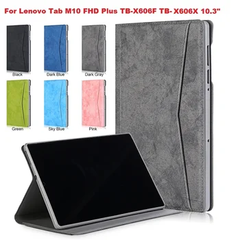 Caz Pentru lenovo tab M10 FHD Plus X606F Slim din Piele PU husa Pentru Lenovo Tab M10 FHD Plus X606 2020 10.3 caz