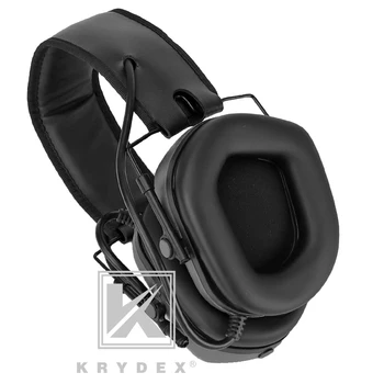 KRYDEX IPSC Comunicare Casca Peltor Comtac de Reducere a Zgomotului Căști Pentru Tactice de Fotografiere de Vânătoare Activități Militare BK