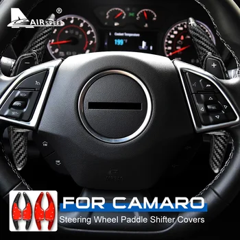 VITEZA pentru Chevrolet Camaro 2016 2017 2018 2019 2020 Accesorii din Fibra de Carbon Volan Masina Paddle Shifter Acoperire Autocolant