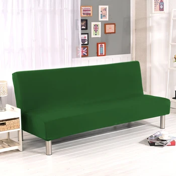 Culoare solidă de pliere canapea extensibilă capac canapea acoperă spandex stretch material elastic dublu huse huse pentru camera de zi