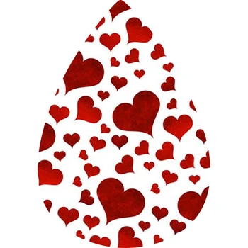 En-gros de Ziua Îndrăgostiților Piele PU Dragoste Cercei Stratificat Sclipici Dragă Cercei Cadouri de Valentine