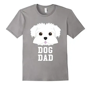 Câinele Tata Maltese - Părinți Ziua T-Shirt Din Bumbac Geek Familie De Top Tee 2018 New Sosire 2018 Noua Moda Tricou Barbati Din Bumbac