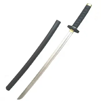 Samurai Pentru Performanță elemente de Recuzită Dublu Lama Ninja Arma Jucării pentru Copii de Performanță Etapă Sabia Pu Armă de Jucărie Samurai Blade