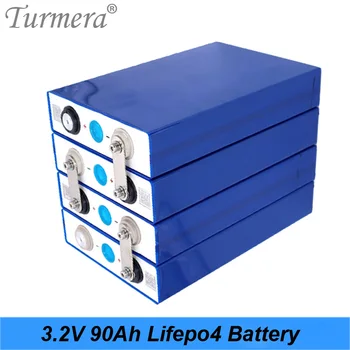 Baterie Lifepo4 3.2 V 90Ah Litiu fosfat de fier baterie pentru sistem de energie Solară și de Alimentare Neîntreruptă Turmera 2020 Nou