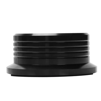 Fierbinte Universal 50/60Hz Lp Vinil Înregistra o Disc placă Turnantă Stabilizator Clemă Aluminiu Greutate Clemă Cu Test de Viteza cu Bule(Negru)