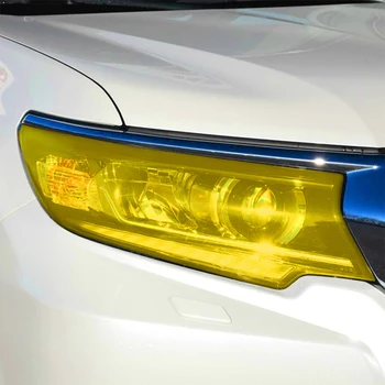 De Brand nou 40*120 galben ultra-subțire stop de faruri de ceață lumina de film mașină decal autocolant accesoriu forma potrivita pentru orice masina