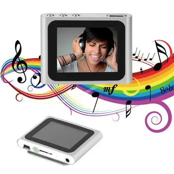 Portabil Dimensiune 1.8 Inch LCD Ecran Display a 6-a Generație mass-Media de Muzică de Filme Video, Radio FM MP4 Player Transporta Ușor Vânzare Fierbinte
