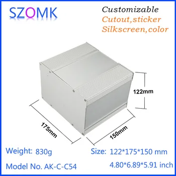1 buc, 122*175*150 mm carcasa din aluminiu pentru electronica cutie de control electronica de aluminiu proiectului cutie de extrudare aluminiu cutie