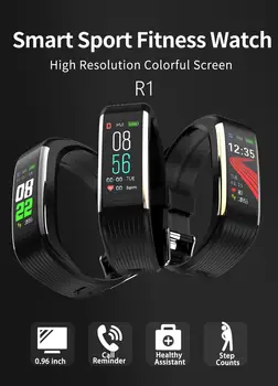R1 Brățară Inteligent Pedometru, Monitor de Ritm Cardiac tensiunea Arterială Fitness Tracker Sport Impermeabil Ceas trupa Pentru HuaWei, XiaoMi IOS