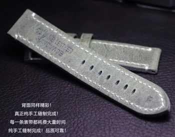 Gri Italian din Piele 20mm 22mm Watchband Pentru Samsung Galaxy Watch 46mm de Viteze S3 Huawei GT2 Amazfit GTR 47mm Trupa Stra