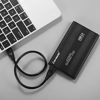 1TB Aliaj de Aluminiu de 2,5 inch HDD Cazul USB 2.0 la SATA Extern Hard Disk Mobil Cabina de HDD Cutie 2.5 Hard Disk Cazul SSD Caz