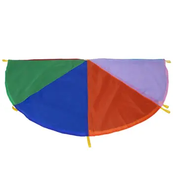 Jucărie pentru copii 2M Rainbow Umbrelă Parasuta Jucărie Copil Copil Sportive în aer liber Dezvoltarea Jucărie Sari-sac de balon-parașută Juca Parasuta 8 Bratara