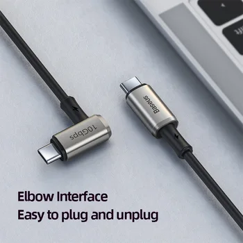 Baseus USB 3.1 Tip C Cablu de Tip C Tip C PD 100W Încărcare Rapidă 4.0 USB C Cablu pentru MacBook Pro 4K HDMI-Cablu Tip Cablu C