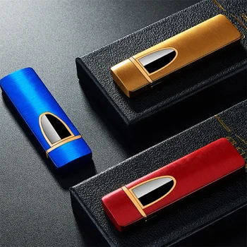 Metal-verso Tungsten Bricheta USB bricheta Electrica Senzor Tactil Portabil de Încărcare Vânt Brichete pentru Bărbați