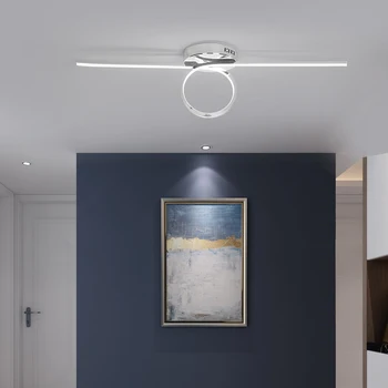 Aur/Cromat Elegant, Modern, led Lumini plafon Pentru Foaier Coridor, Dormitor, Sala de Mese Lampă de Tavan AC110-220V Corpuri