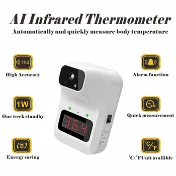 Termometro Infrarojo Digital Non-contact cu Infraroșu Termometru montat pe Perete Termometru Inducție Automată Termometru термометр