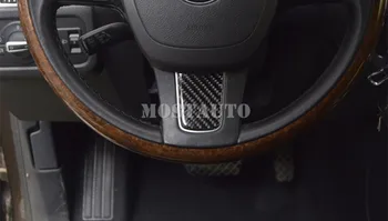 Pentru VW Touareg din Fibra de Carbon Interior Volan tapițerie 2011-2018 1buc Accesorii Auto Interioare Auto Masina Decor Ornamental