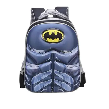 Batman, Captain America Boy Fata de Copii de Grădiniță sac de Școală Adolescent Ghiozdane Copii Rucsacuri studenți