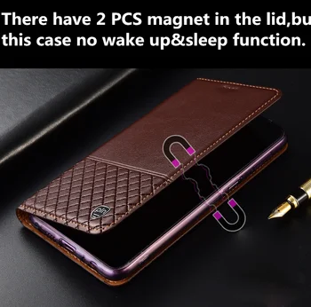 Magnetic caz telefon din piele flip cover slot pentru card pentru Samsung Galaxy A7 2018/Samsung Galaxy A7 2017 flip card caz