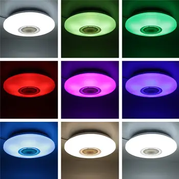 72W LED Lumini Plafon Moderne RGB Iluminat Acasă APP de Control de Muzică bluetooth Dormitor Lumina Lămpilor AC110-260V Inteligent Lampă de Plafon