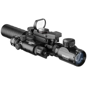 VOMZ 3-9X32EGC Tactice Optic Rosu Verde Aprins Riflescope Holografic Reflex 4 Reticul Rosu Verde Dot Combo de Vânătoare domeniul de Aplicare