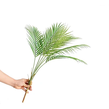 1 buc Palmier Frunze Artificiale Ramuri Faux Frunze Fals Plante pentru Acasă Nunta Living Decorare DIY Jungle Party