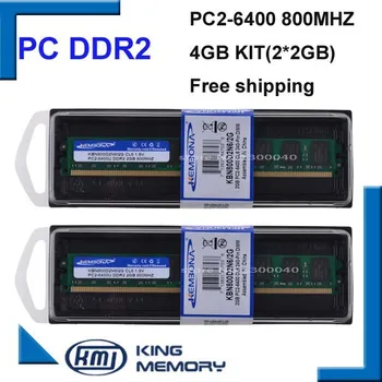 KEMBONA stoc PC DESKTOP DDR2 800Mhz 4GB (Kit de 2,2 X 2GB pentru Dual Channel) PC2-6400 lucru pentru toate informatiile si pentru a-M-D MB
