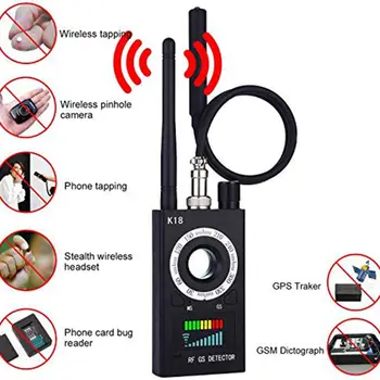Anti-spy Camera Detector Detector de Lentile de Protecție a vieții private GSM Audio Bug Finder Detecta Produse Wireless GPS Semnal RF Tracker