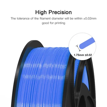 Anet PLA imprimantă 3D cu filament de 1.75 1KG bobină de Înaltă Precizie de ±0,02 mm Filamente din Plastic Imprimare Consumabile pentru Imprimantă 3D