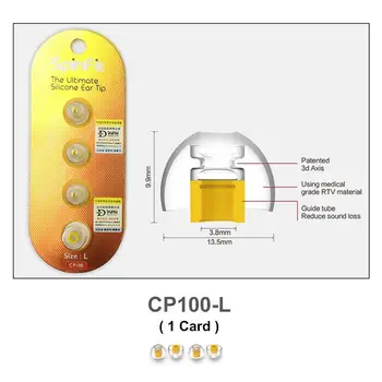 DUNU SpinFit CP100 CP800 CP220 CP230 CP240 În ureche Căști Auricular Patentat de Silicon Auriculare 1 pereche( 2 buc ) pentru DK3001 TITAN 5