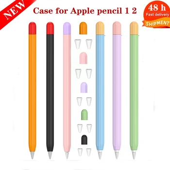 De silicon, Suport de Creion Caz Pentru Apple Pencil 1 2 Compatibil ipencil Sta Sleeve Pentru iPad Pro Stylus Protecție Anti-a pierdut Capacul