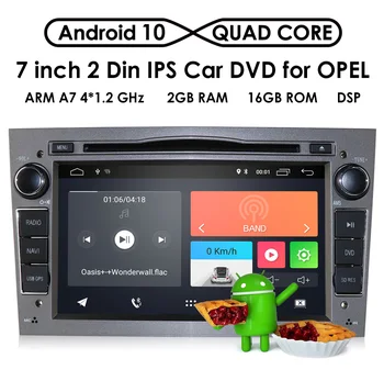 7 Inch 2 Din Android 10 Car DVD GPS IPS Pentru Opel Astra H Meriva Vectra Corsa C D Antara Zafira Agila Vauxhall GPS Radio