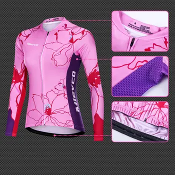 Mieyco Femei Ciclism Jersey Primavara-Vara Maneca Lunga Set Maillot salopete Biciclete Haine Sportwear Tricou Bicicleta MTB Îmbrăcăminte Costum Nou