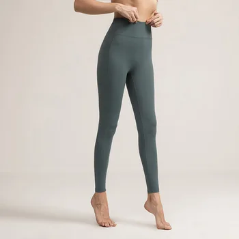 Noi Femeile Înaltă talie Pantaloni de Yoga de Fitness Feminin Pantaloni Nici o Jena Linie Sport, Pantaloni de Sport Jambiere Confortabile, Material de Calitate