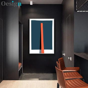 Elegante colorate geometrice cadru modern nordic pictura abstractă cadru poster de arta de perete imagine living office home decor