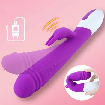 10 Moduri Rabbit Vibrator punctul G Vagin Orgasm Sex Produs Clitoris sex Feminin Masturbari Penis artificial Vibratoare Jucarii Sexuale pentru femei