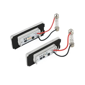 2 BUC LED-uri Auto Numărul de Înmatriculare Lumina 12V 6500K Lumină Albă Becuri Pentru Mini Cooper S R56 R57 R58 R59