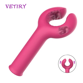 VETIRY G-spot Vibrator Penis Vibrații Clip Biberon Masaj Vagin Stimulare Clitoris Sex Shop jucarii Sexuale Pentru Femei Barbati Cuplu