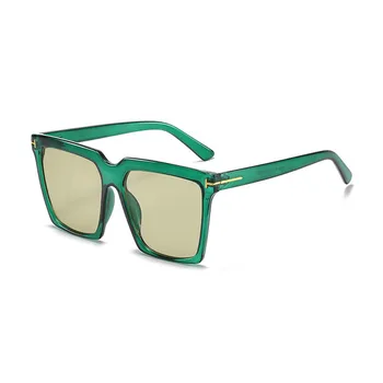Retro Ochelari Femei Oculos Plastic Clasic Big T Cadru Pătrat ochelari de Soare Barbati de Moda Ochelari de vedere în aer liber Ochelari de Soare UV400 Gafas