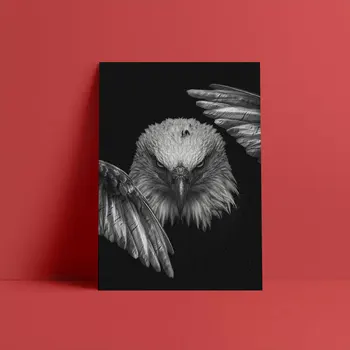 Panza Hd Printuri De Imagini Perete Opera De Arta Pictura Decor Acasă Modular Condor Lupta Wild Eagle Poster Pentru Camera De Zi, Fara Rama