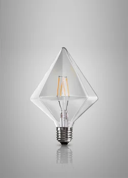 Retro lampa G125 Bec LED E27 Diamant Bec 220v Lumini de Vacanță 4W Lampă cu Incandescență Lampada Pentru Home Decor Alb Cald