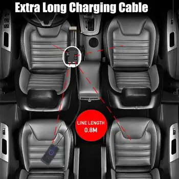 Universal 2/3 Cabluri Seat Decalaj de Organizator în Scaun de Masina Tai de Buzunar de Depozitare Cutie de ABS din Piele de Caz USB Încărcător Frontal Sofer Auto Sac