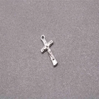 Catolic Cruce Mică Handmade Cu Margele Bratara Cross Medalie De 200 De Bucăți, Mini Cross Medalie Manual Cruce Gadget-Uri