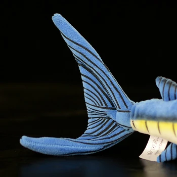 1buc 45cm Drăguț blue marlin figurina simulare marlin, pește jucărie de pluș de simulare animal jucărie de pluș Ton baby doll cadou
