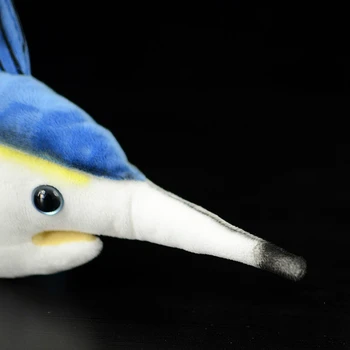 1buc 45cm Drăguț blue marlin figurina simulare marlin, pește jucărie de pluș de simulare animal jucărie de pluș Ton baby doll cadou
