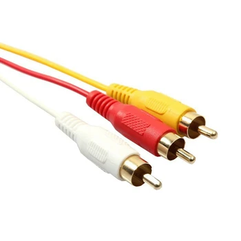 1.5 m HDMI de sex Masculin la 3 RCA Cablu Audio-Video AV Adaptor Cablu 3RCA Stereo Convertor Component pentru TV DV pe DVD