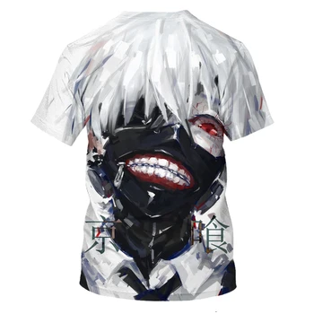 2020 vara noi bărbați T-shirt de imprimare 3D T-shirt Tokyo Ghoul model pentru copii T-shirt părinte-copil purta material moale si com